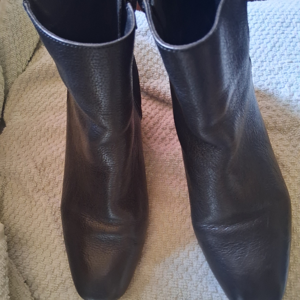 Crown Black Ankle Booties